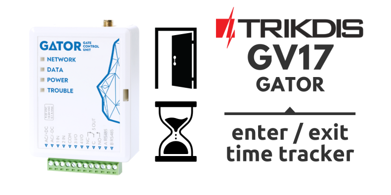 Trikdis GV17 - GATOR okos 4G GSM / IP kapuautomatizáló 4