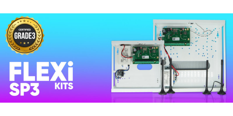 Trikdis FLEXi SP3 Ethernet + 2 SIM 4G okos riasztóközpont