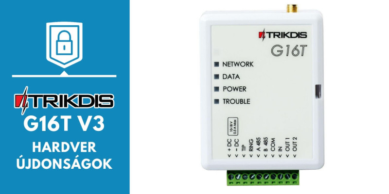 Trikdis G16 2G GSM okos átjelző