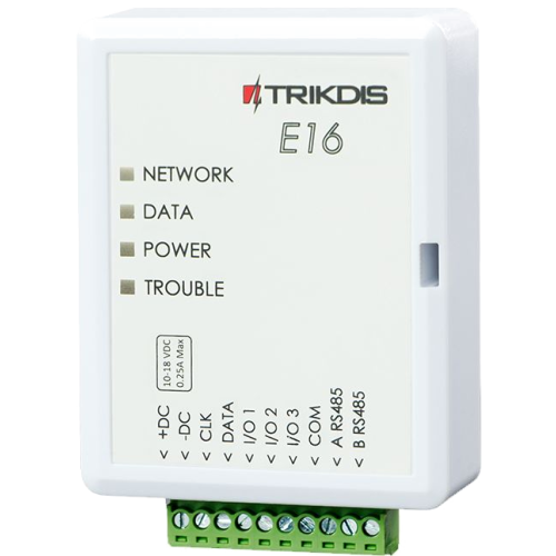 Trikdis E16 Ethernet átjelző - IP modul Trikdis E16 Ethernet átjelző - IP modul