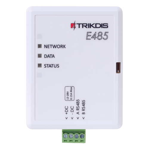Trikdis E485 Ethernet modul (RS485) Trikdis E485 Ethernet modul (RS485)
