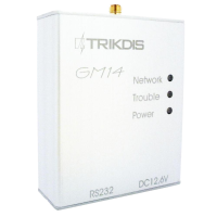 Trikdis GM14 SMS és telefonhívás vevő Trikdis GM14 SMS és telefonhívás vevő