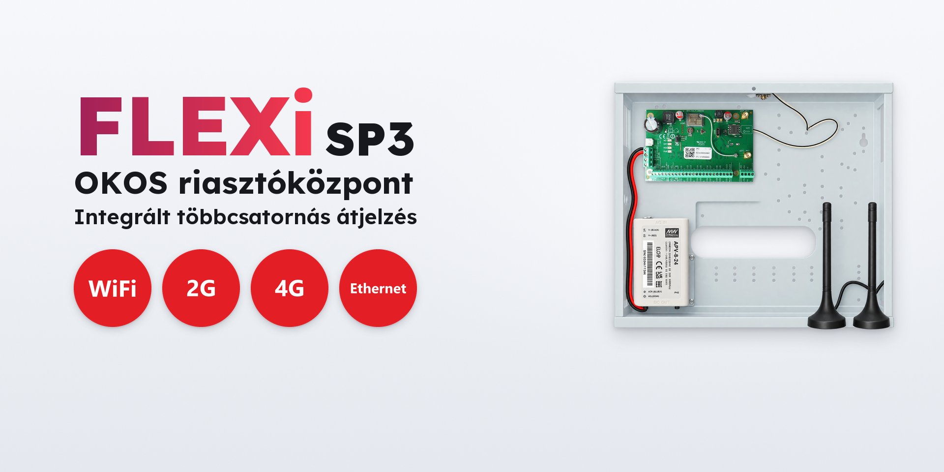 FLEXi SP3 okos riasztóközpont