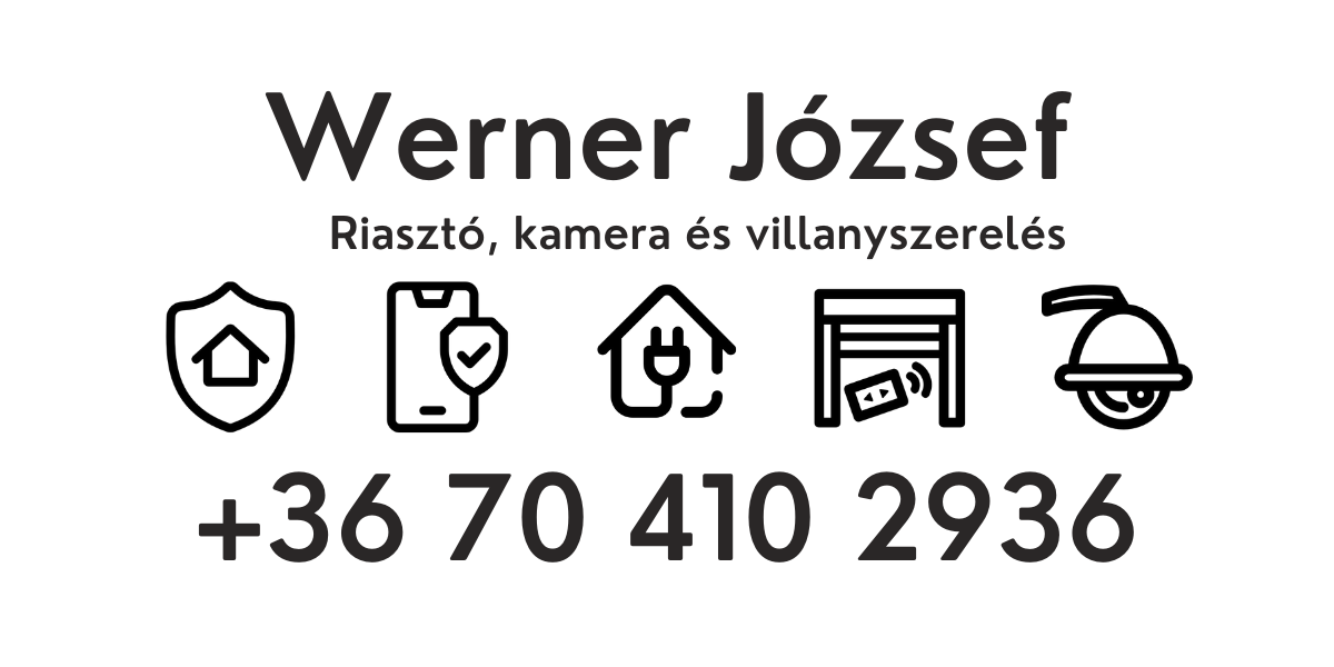 Werner József telepítő