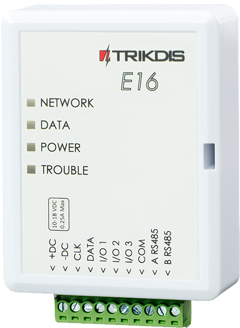 Trikdis E16 Ethernet okos átjelző
